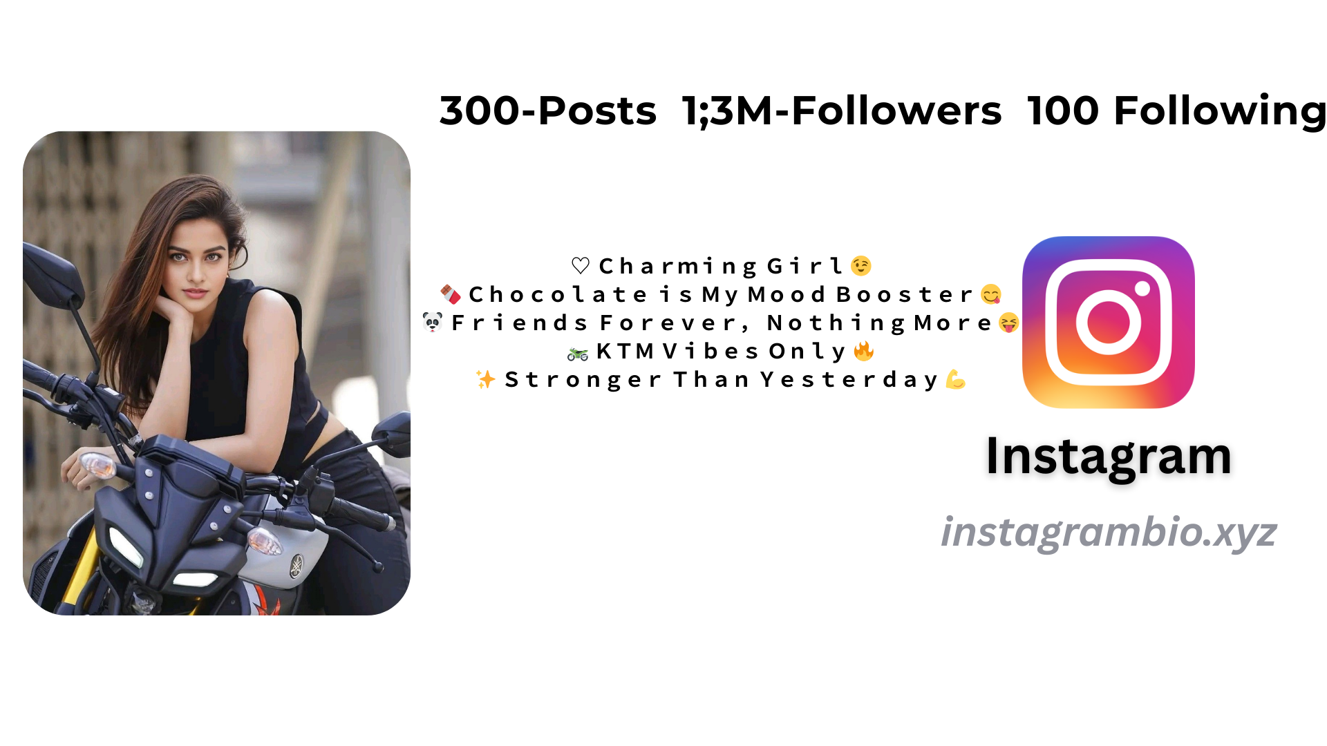 Instagram Bio For Girls with Stylish Font