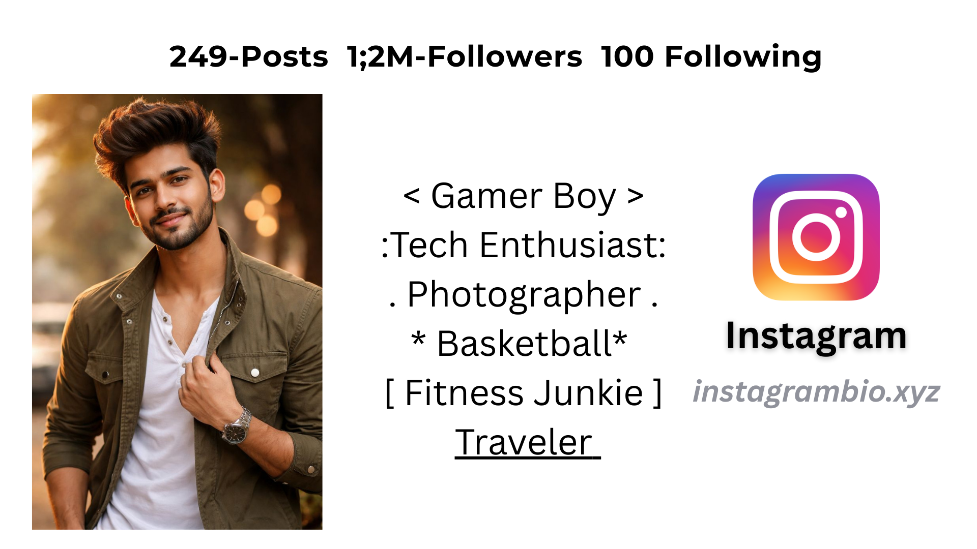 100+ Best Insta Bio for Boy in 2026 Trending, Stylish