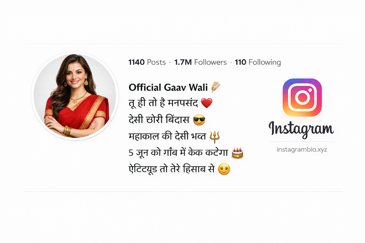 Best in 2026 Village Bio for Instagram in Hindi Stylish & Attitude