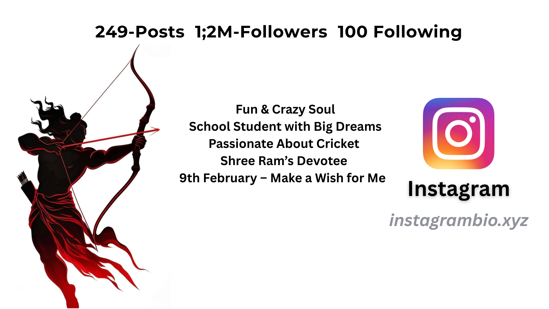 Hindu Jai Shree Ram Bio For Instagram